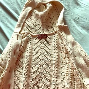 White/Tan Dress Coat